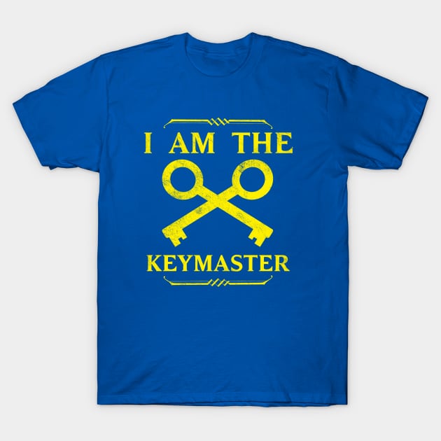 I am the Keymaster (for him) distressed T-Shirt by MonkeyKing